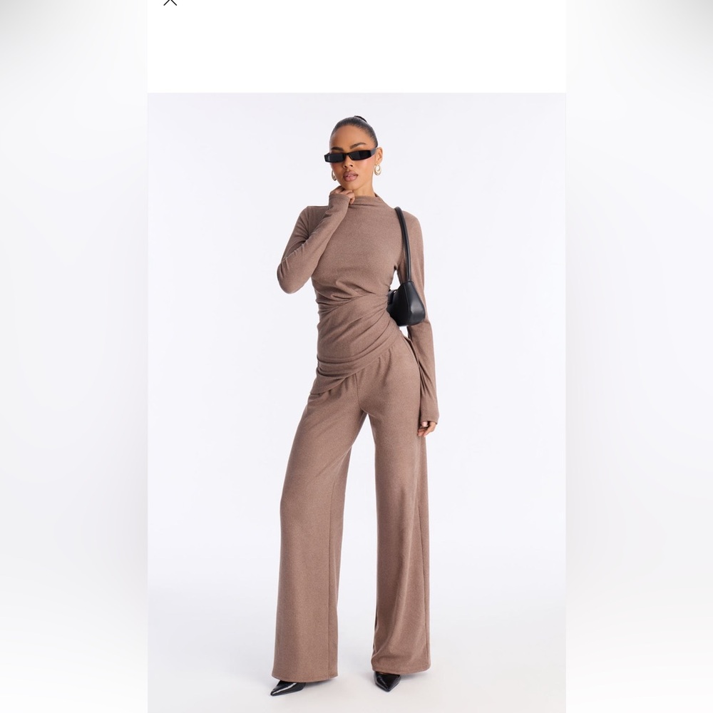 Elegant Tan Women's Jumpsuit